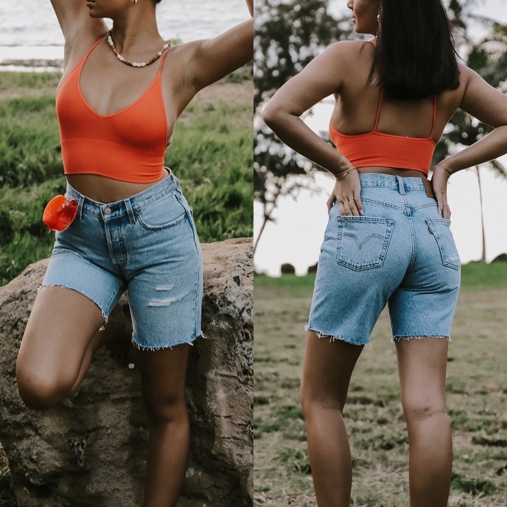 NEW Levi's 501 90s Denim Shorts in Sketch Artist Wash Size 25